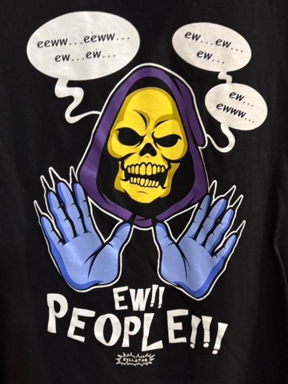 KILLSTAR Skeletor Ew People Tee L | Goth Alt Masters of the Universe Graphic - Picture 3 of 4